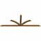 Ekena Millwork Richland Smooth Timber Gable Bracket, Western Red Cedar, 84"W x 31"H x 1 1/2"D x 3 1/2"F, 9/12 Pitch GBW084X31X0204RIC00SWR - alternate 4